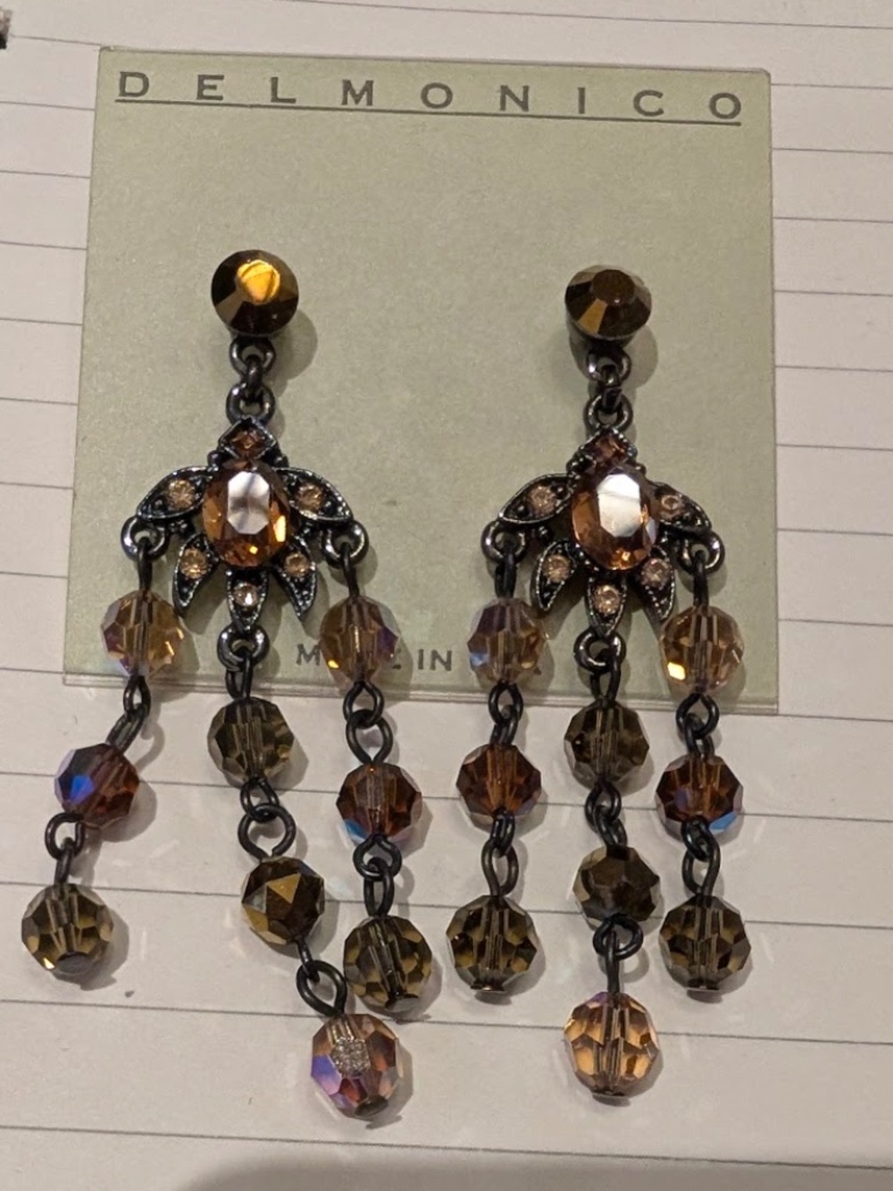 Blair DelMonico Amber Earrings